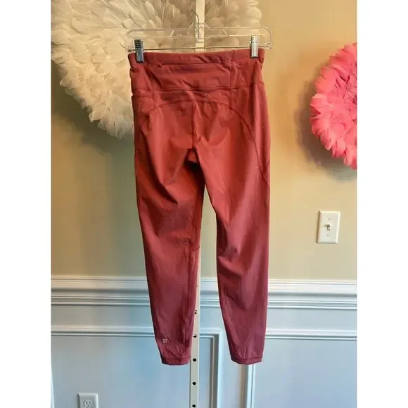 SWEAT BETTY THE POWER 7/8 LEGGINGS SIZE 6  AND JACKET SIZE XS SET - Picture 4 of 9